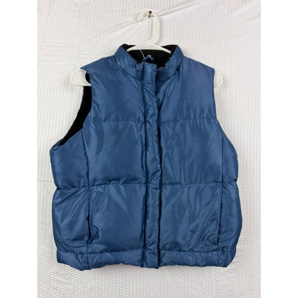 Gap Down Puffer Vest Men Medium Blue Vintage Insulated Gorpcore Y2K Winter